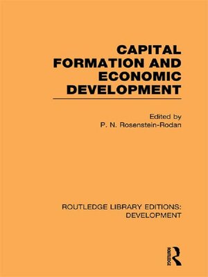 cover image of Capital Formation and Economic Development